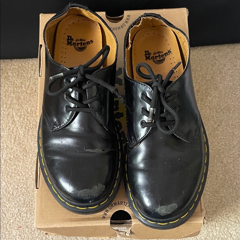 Dr. Martens Black Leather Shoes